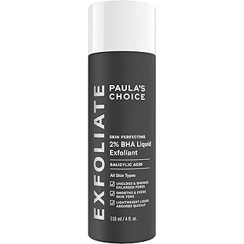 Paula's Choice SKIN PERFECTING 2% BHA Liquid Exfoliant with Salicylic Acid, Facial Polish for Pores, Wrinkles & Fine Lines, Suitable for Blackhead-Prone Skin, Fragrance-Free