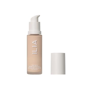 ILIA - True Skin Serum Foundation | Medium Coverage, Natural Finish | Smoothing Skincare | Non-Comedogenic, Safe for Sensitive Skin, Clean, Cruelty-Free & Vegan (Formentera SF1, 1 fl oz | 30 ml)