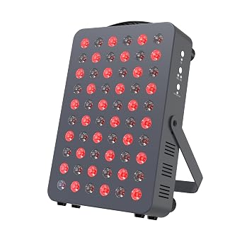 Hooga HG300 Red Light Panel - 60 LEDs | 60 single-chip LEDs deliver over 73mW/cm2 irradiance at 6 inches for targeted treatments