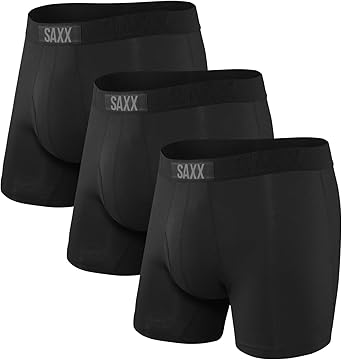 SAXX Underwear Co. Men's Ultra Super Soft Boxer Brief Fly 3-Pack