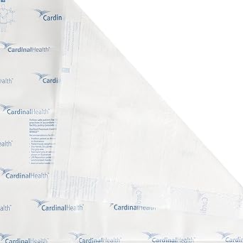 Cardinal Health Quilted Premium Comfort Underpad, Wings Maximum Absorbency, Disposable Incontinence Pads, Protective Bed Pads, Protection Pee Pad, Adults, Elderly, Kids, 30x36IN, 40 Pack