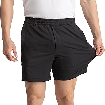 birddogs Mens Shorts – Casual, Slim Fit, Stretch Shorts with Built-in Liner for Comfort – Regular Length, 7" Inseam