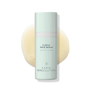 Marini SkinSolutions C-ESTA Face Serum - Lifts, Firms & Protects with Vitamin C, DMAE & Hyaluronic Acid - All Skin Types - Made in the USA - 1 fl oz